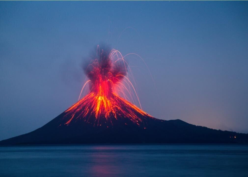 Volcanic eruption